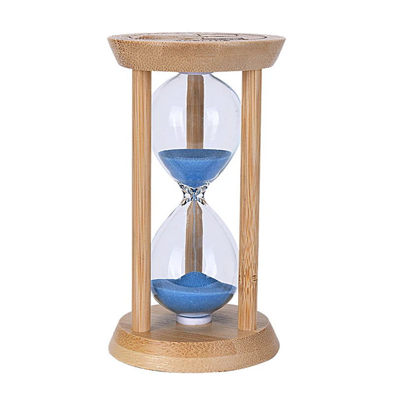 5 Minutes New Wooden Hourglass Mini Desktop Decoration Sand Clock Creative Timers Sandglass Hourglass Kitchen For Kids Gift RISE DEFENSE SYSTEMS.AI PRODUCTS