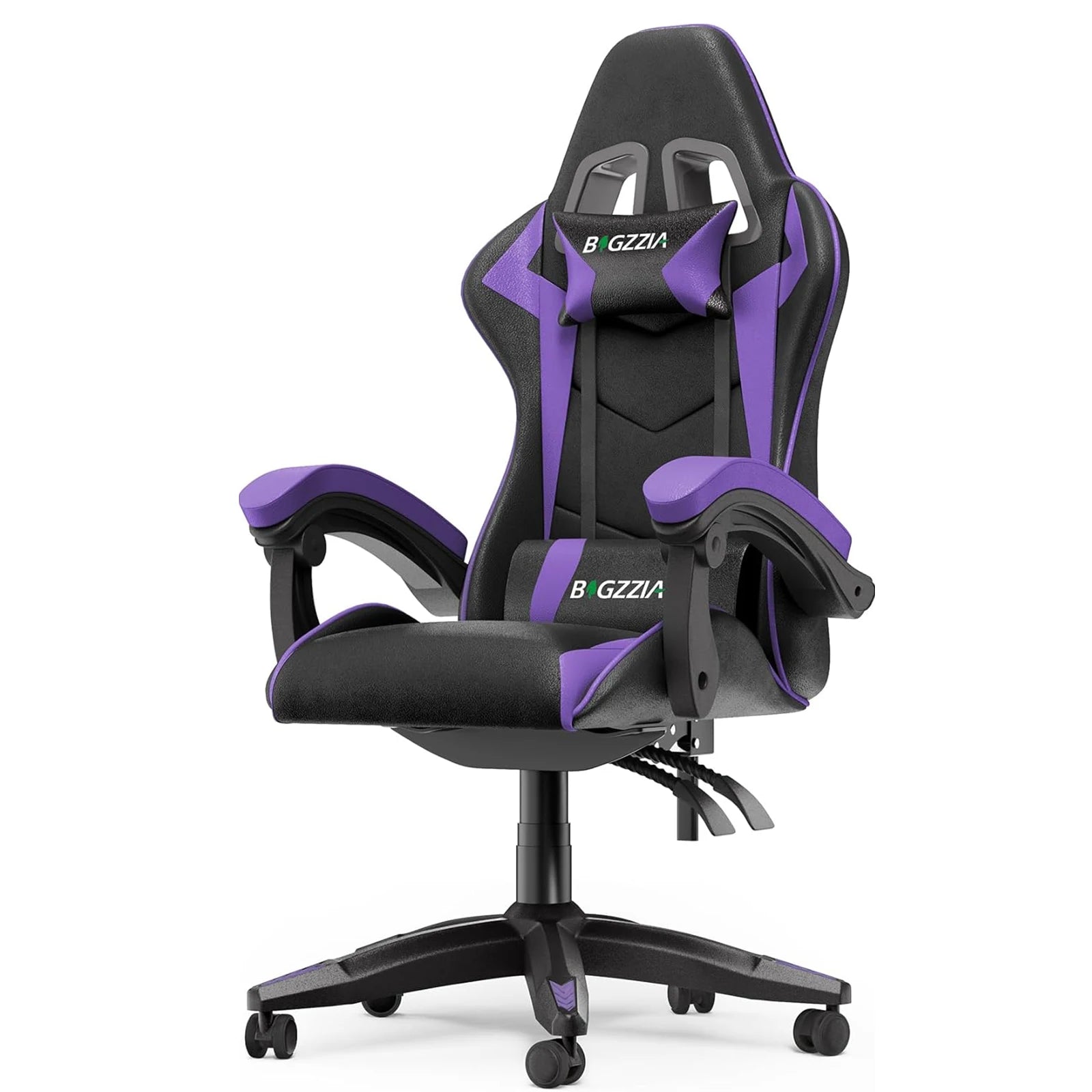 Gaming Chair Office Chair Ergonomic PU Leather Computer Desk Chair with Headrest and Lumbar Support Game Chairs Racing Chair RISE DEFENSE SYSTEMS.AI PRODUCTS