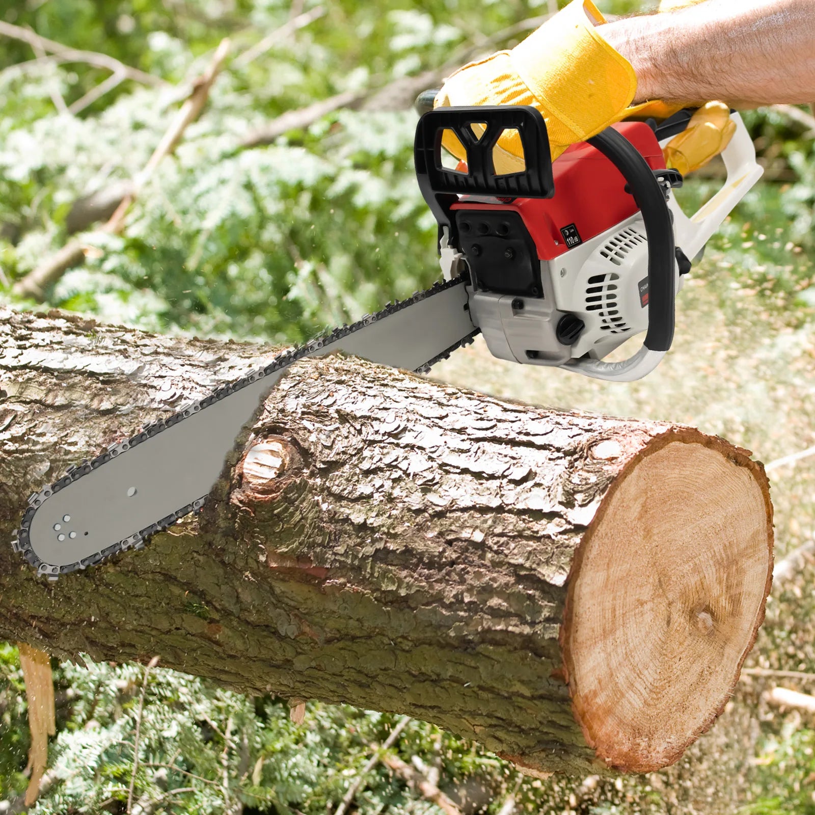 20 Inches 52cc Gasoline Chain Saw Gas-Powered Cordless Chainsaw for Cutting Wood Garden Tools RISE DEFENSE SYSTEMS.AI PRODUCTS