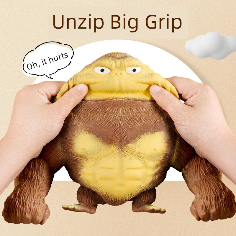 Internet Celebrity Funny Fun Pressing Vent Toy Gorilla RISE DEFENSE SYSTEMS.AI PRODUCTS