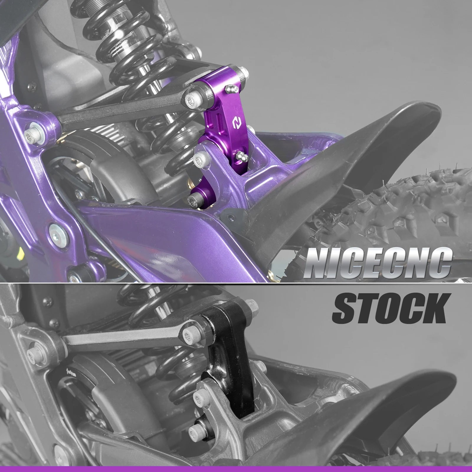 For Surron Light Bee X S L1E Segway X160 X260 Surron NICECNC Electric Dirt Bike Rear Suspension Linkage Shock Absorber Connector RISE DEFENSE SYSTEMS.AI PRODUCTS