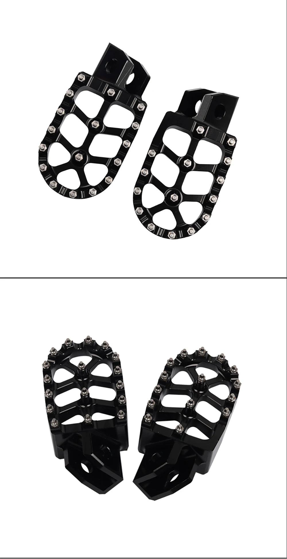 Motorcycle FootRest Footpegs Foot Pegs Pedal For YAMAHA TTR 90 110 125 250 TTR250 YZ80 YZ125 YZ250 YZ WR 200 250 500 Accessories RISE DEFENSE SYSTEMS.AI PRODUCTS