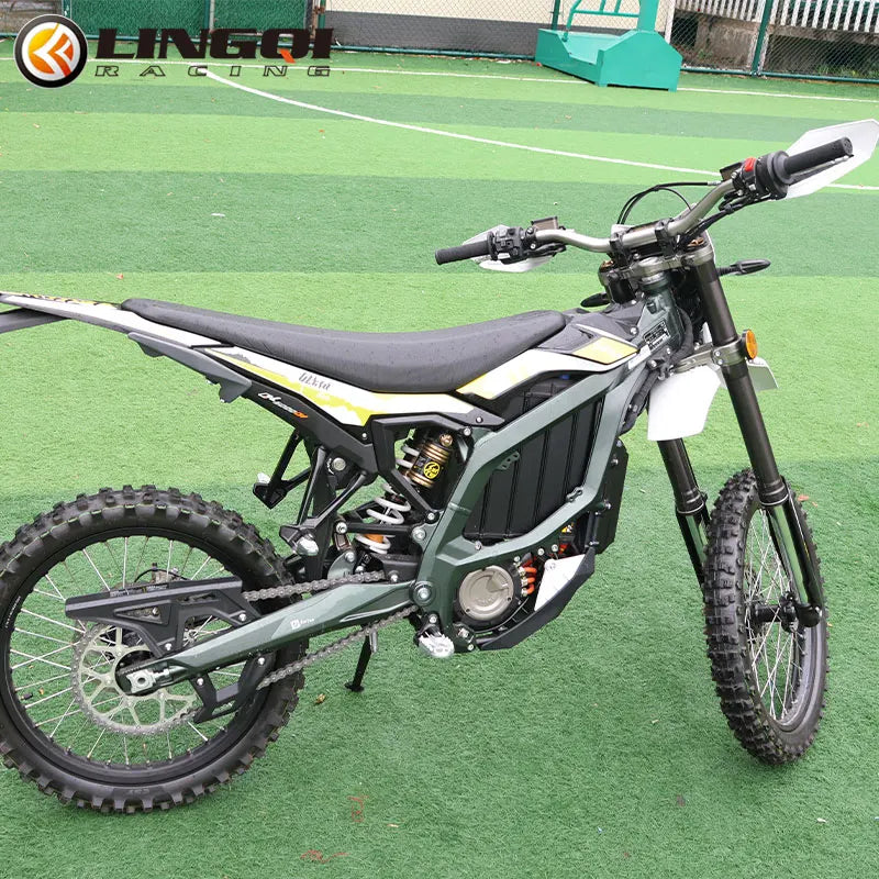 LINGQI Motorcycle Throttle Handle Bar Cover for SURRON Ultra Bee Pit Dirt Bike SUR RON SUR-RON Original 23mm Rubber Grips Parts RISE DEFENSE SYSTEMS.AI PRODUCTS