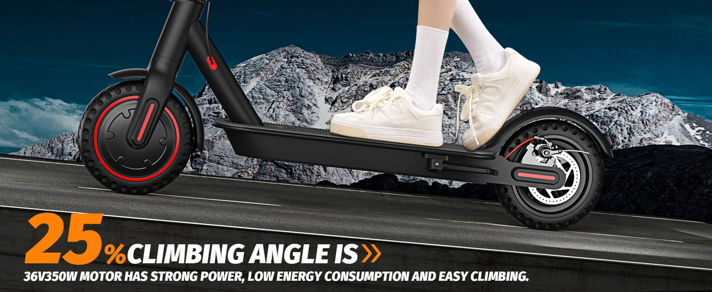 350W Foldable Electric Scooter for Adults Teens,Explosion-proof Tires,Dual Brake System Lightweight High Quality E-scooter RISE DEFENSE SYSTEMS.AI PRODUCTS