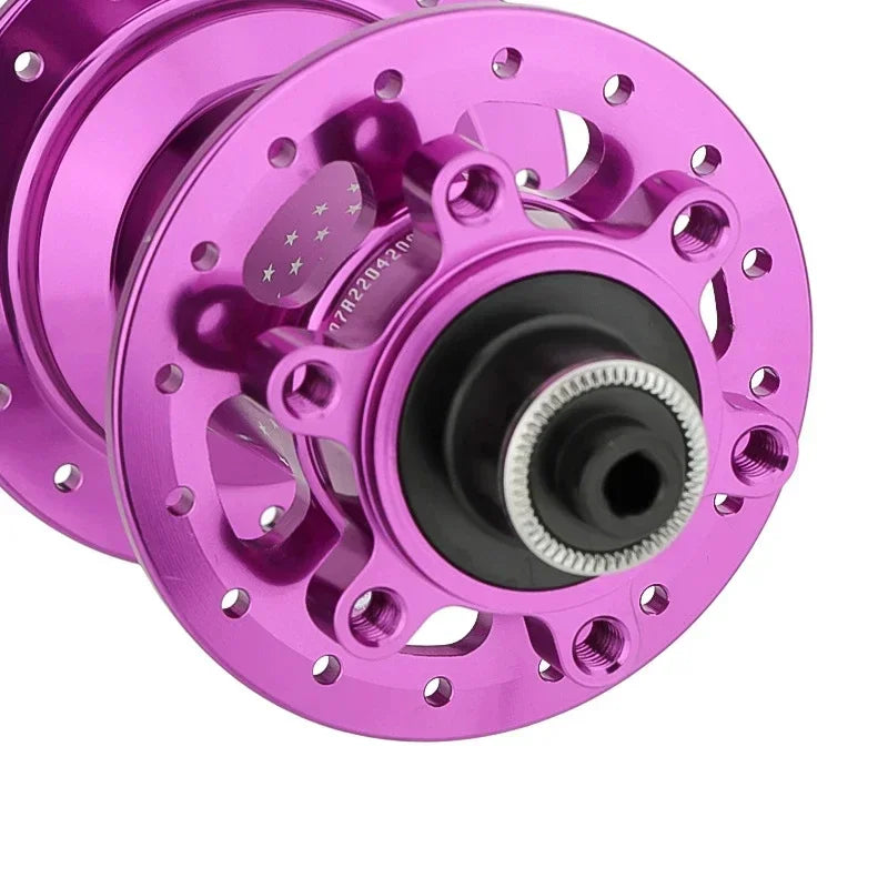 HASSNS Cube Pro 7 Cube Arc 32 36 Hole MTB Bearing Bike Rear Hub Quick Release 32H 36H Four Palin 7 8 9 10 11 12 Speed 6 Pawl Hub RISE DEFENSE SYSTEMS.AI PRODUCTS