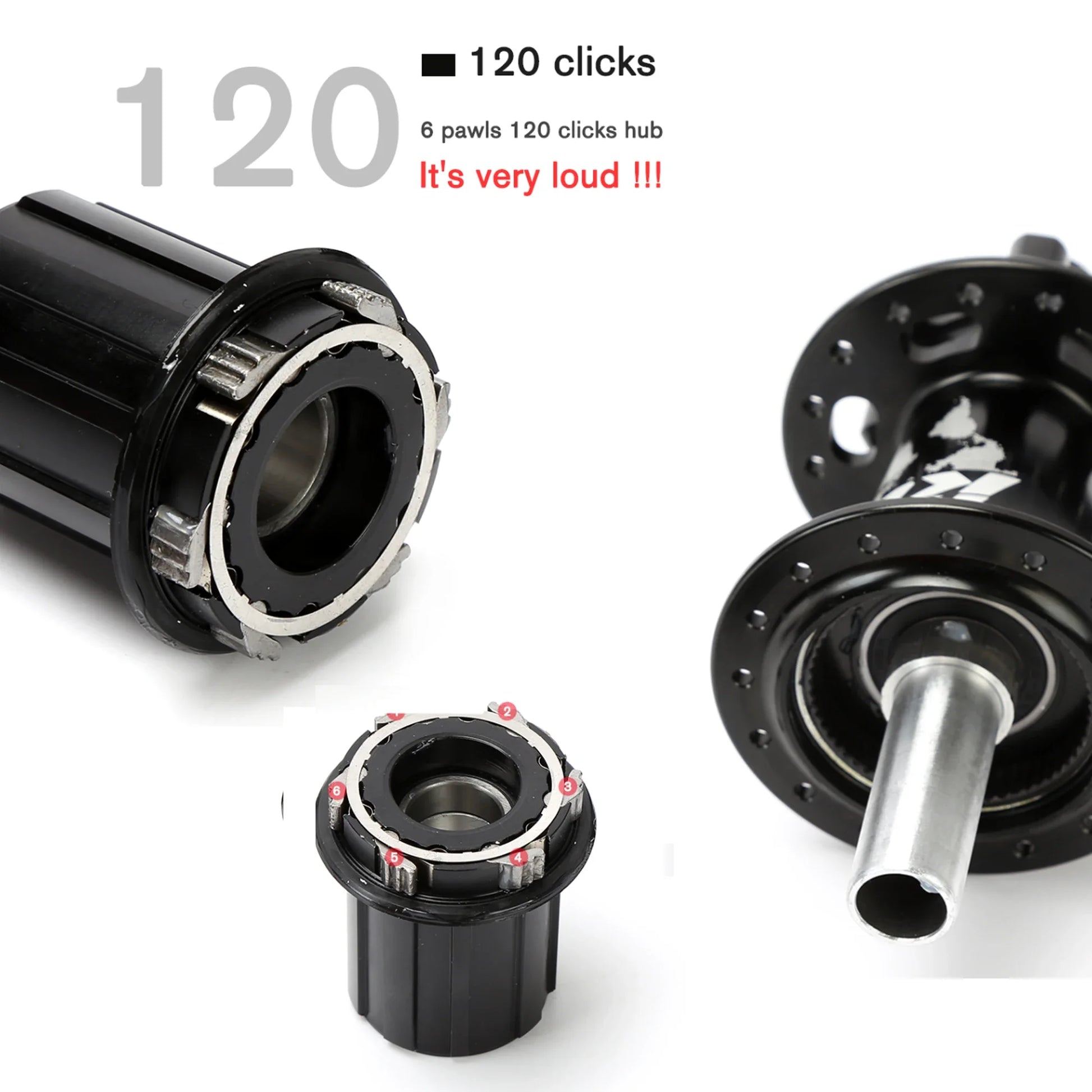 TANKE 120 Click Hub 6 Bearing MTB Mountain Bike Hub Front Rear Thru HG 28 32 36 Holes Disc Brake Bicycle Hubs 8 9 10 11 12 Speed RISE DEFENSE SYSTEMS.AI PRODUCTS