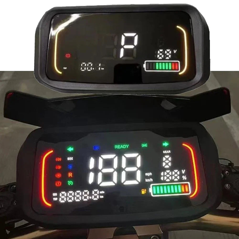 48V-72V Ebike Colorfull LCD Display Meter Speed Control Panel For EBike Electric Scooter Electric Bicycle Accessories RISE DEFENSE SYSTEMS.AI PRODUCTS