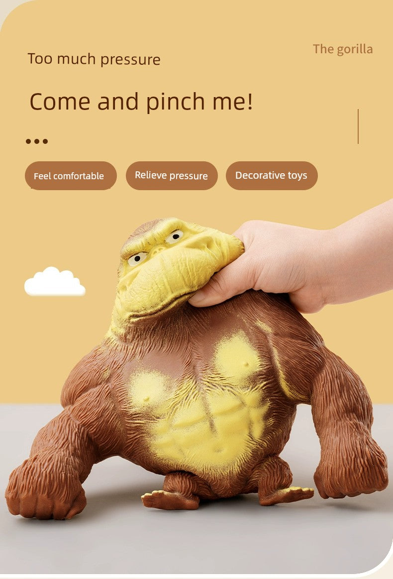 Internet Celebrity Funny Fun Pressing Vent Toy Gorilla RISE DEFENSE SYSTEMS.AI PRODUCTS