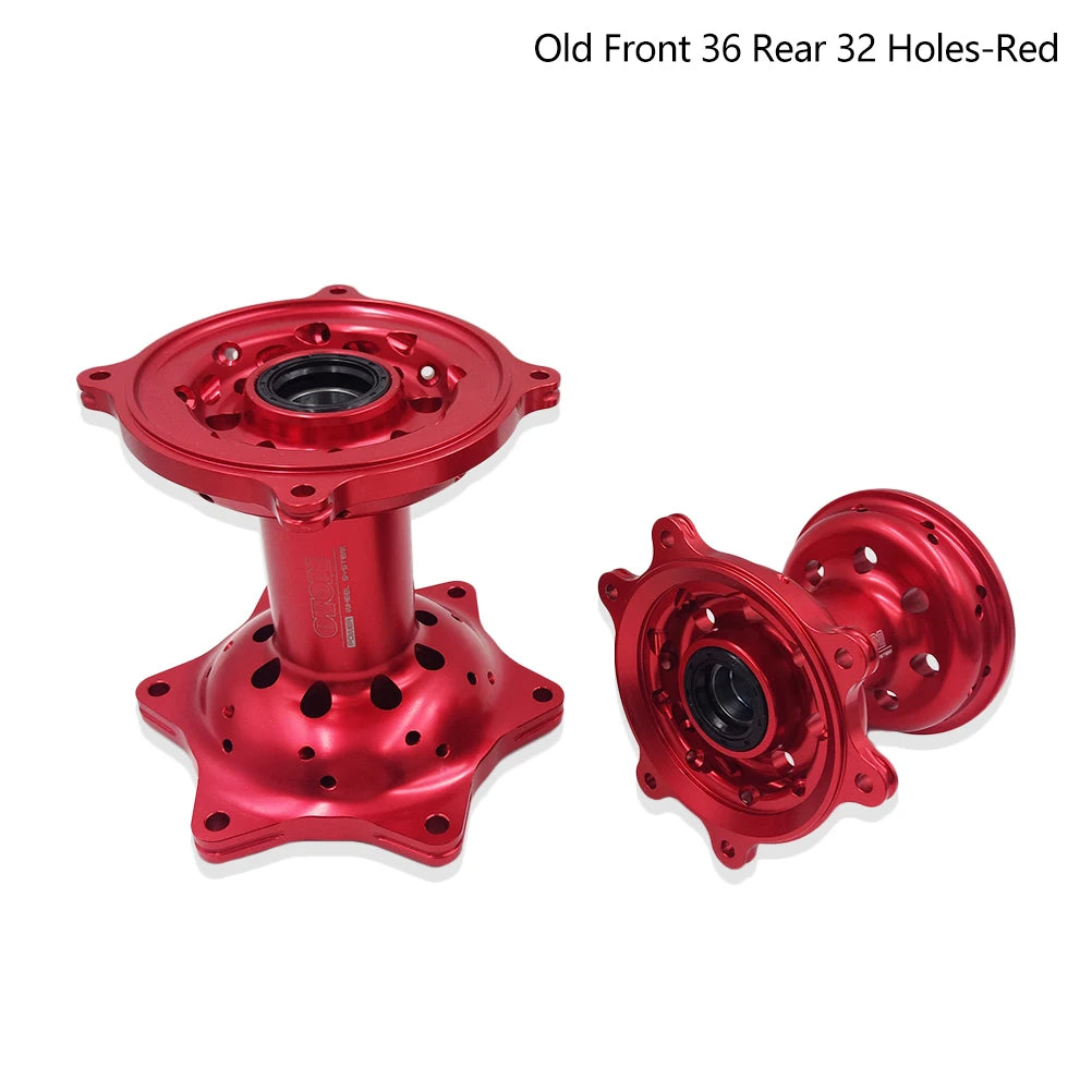 Motorcycle Accessories 32/36 Holes Front Rear Wheel Hub CNC Aluminum Billet For HONDA CRF250R CRF450R CR125 CR250 CRF250X CRF450 RISE DEFENSE SYSTEMS.AI PRODUCTS