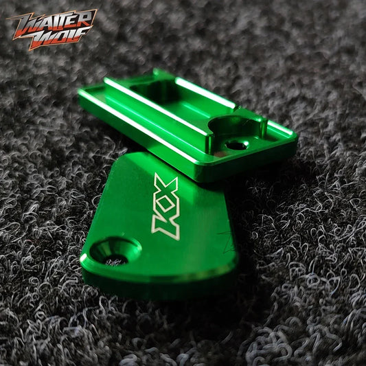Front Rear Brake Fluid Oil Cover For KAWASAKI KX 125 250 250F 450F 450 KX125 KX250 Motorcycle Accessories Reservoir Cap Motor RISE DEFENSE SYSTEMS.AI PRODUCTS
