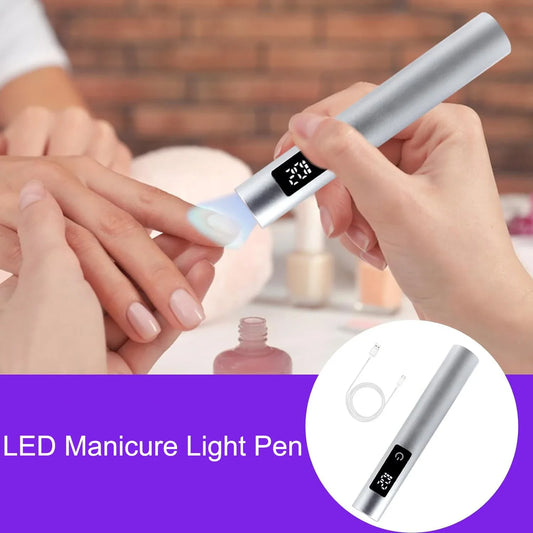 Smart LED Manicure Lamp for Gel Nails Portable Mini Nail Curing Lamp Salon Home DIY Quick Curing Manicure Tool RISE DEFENSE SYSTEMS.AI PRODUCTS