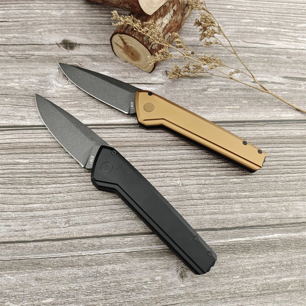 High Quality 838 Deploy Folding Utility Knife 440C Blade T6 Aluminum Handle Camping Tactical Knives Military Rescue Tool RISE DEFENSE SYSTEMS.AI PRODUCTS