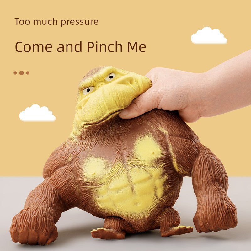 Internet Celebrity Decompression Artifact King Gorilla Funny Green Head Fish Fun Squeezing Toy Press Decompression Vent Toys RISE DEFENSE SYSTEMS.AI PRODUCTS