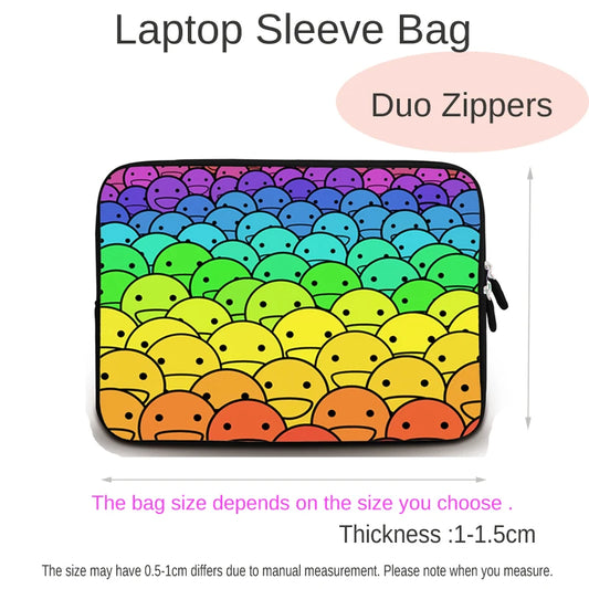 Notebook Pouch 7-17 Inch Para Laptop Sleeve Bag Case For Macbook Lenovo Legion Go 15.6 10 11 12 13 14 17 Chromebook Accessories RISE DEFENSE SYSTEMS.AI PRODUCTS