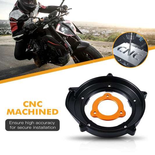 For KTM 1290 Super Duke R GT 2014-2023 1290 Super Adventure R/S/T 2017-2023 Motorcycle Clear Engine Clutch Cover Pretector RISE DEFENSE SYSTEMS.AI PRODUCTS