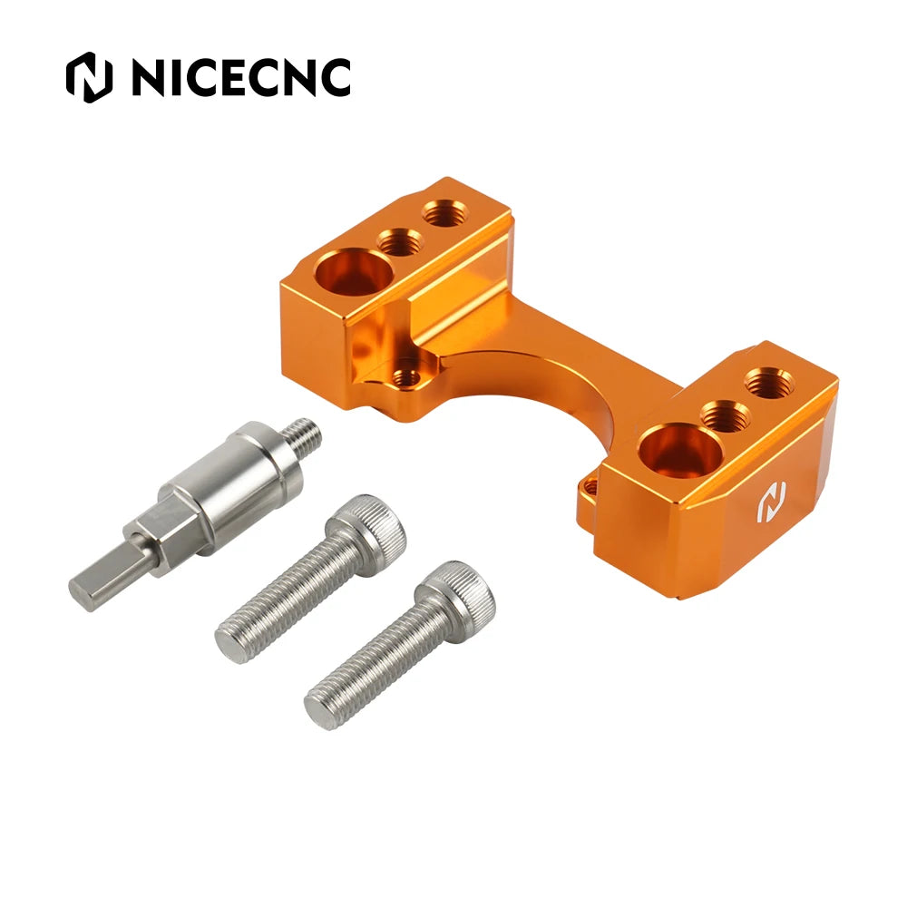 Motorcycle Steering Damper Mount For KTM 790 Adventure 890 Adventure S/R/Rally 2019 2020 2021 2022 2023 2024 Handlebar Riser Kit RISE DEFENSE SYSTEMS.AI PRODUCTS