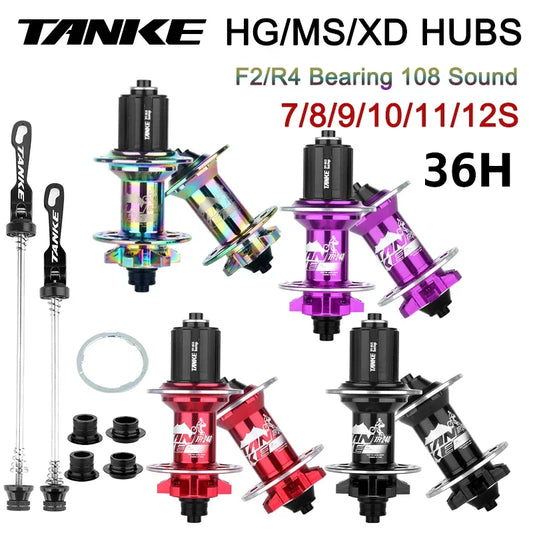 TANKE-MTB Hub,36 Holes 6 claw 108 Clicks NBK,Sealed Bearing,Mountain Bike Aluminum Alloy Disc Brake hub,7,8,9,10,11,12 Speed HUB RISE DEFENSE SYSTEMS.AI PRODUCTS