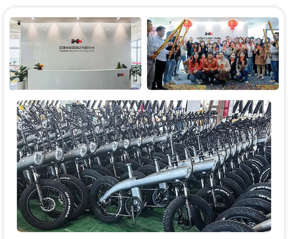 HX Q22 Pro 2000W Adult Ebike Electric Bike Folding 62KM/H 35AH 48V 20 inch Fat Tire Electric Bicycle Off-road Cycling Bike RISE DEFENSE SYSTEMS.AI PRODUCTS