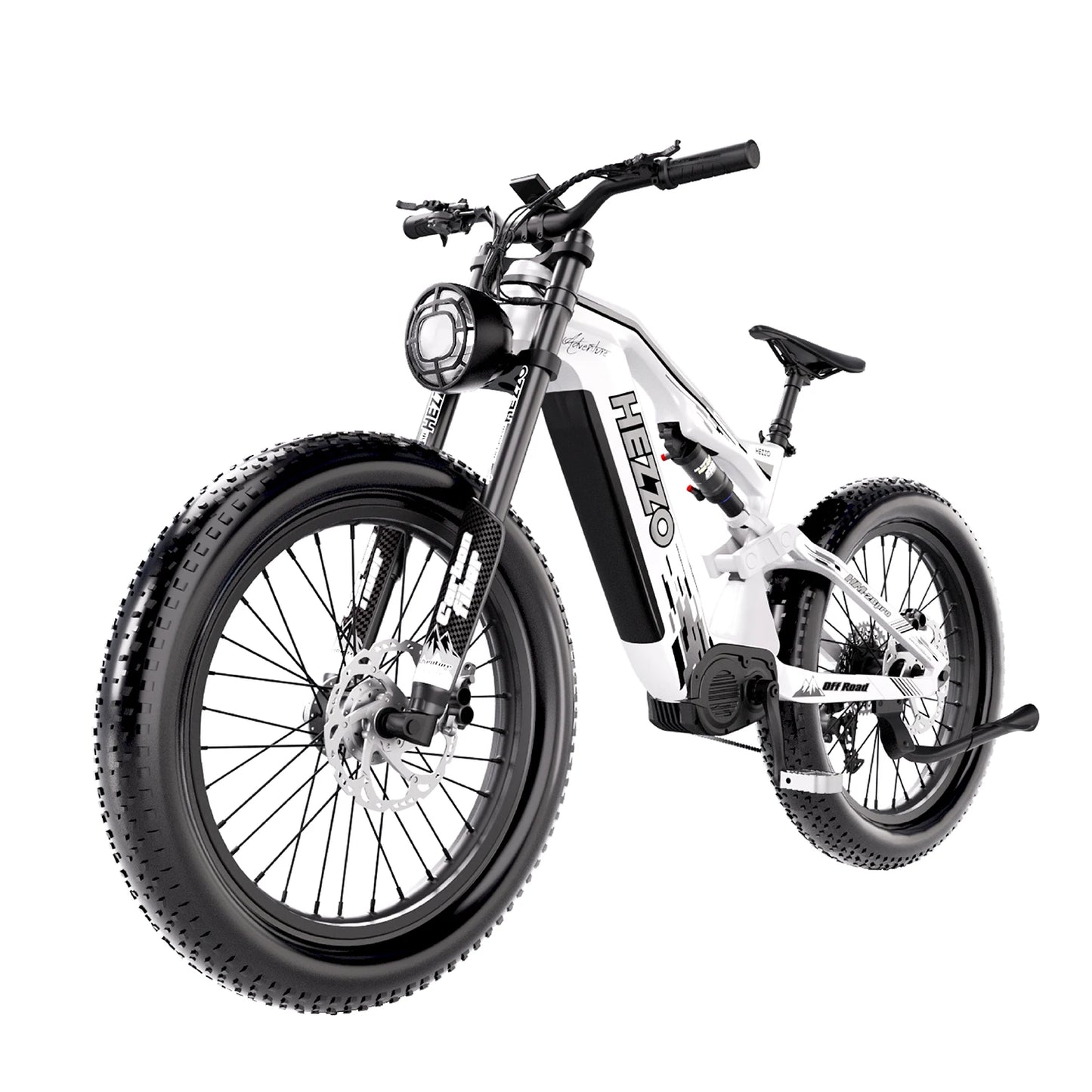 HEZZO Carbon Fiber Ebike 52V 1000W Bafang M620 Middrive Electric Bicycle 21Ah LG 50Kmp 26X4.8" Fat Hybrid Bike UK US Warehouse RISE DEFENSE SYSTEMS.AI PRODUCTS
