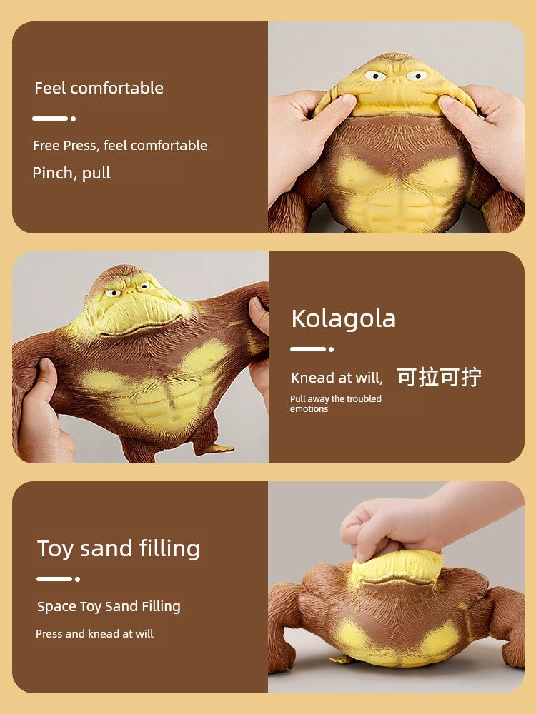 Internet Celebrity Funny Fun Pressing Vent Toy Gorilla RISE DEFENSE SYSTEMS.AI PRODUCTS