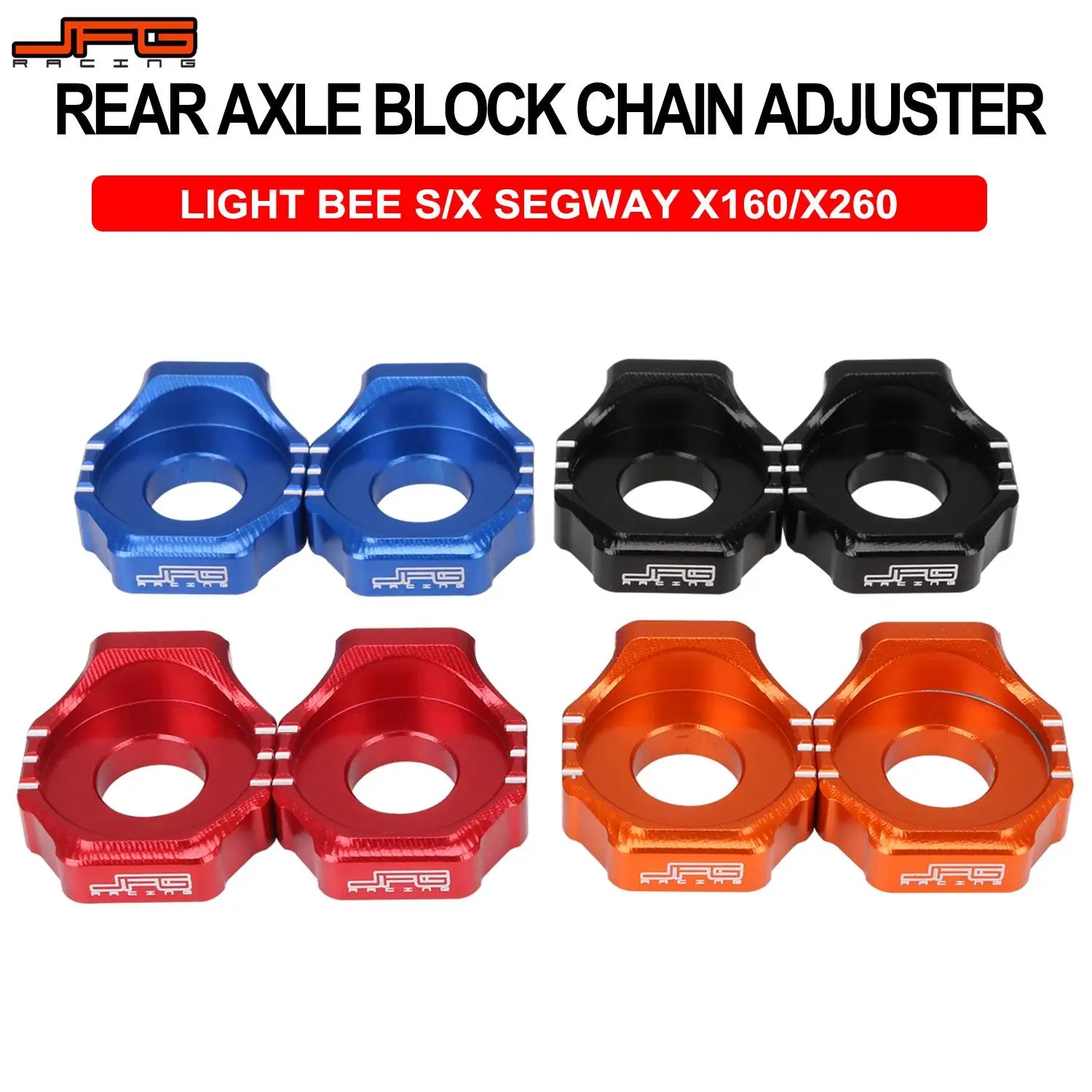CNC Rear Chain Adjuster Axle Block For Segway X160 X260 Surron Sur-Ron Light Bee S X TALARIA MX3 MX4 Electric Dirt Bike RISE DEFENSE SYSTEMS.AI PRODUCTS