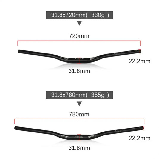Handlebar,Aluminium Alloy Bike Handlebar Accessories,Handle Size 31.8*720/780mm,Mountain Road Cycling Steering Wheel RISE DEFENSE SYSTEMS.AI PRODUCTS