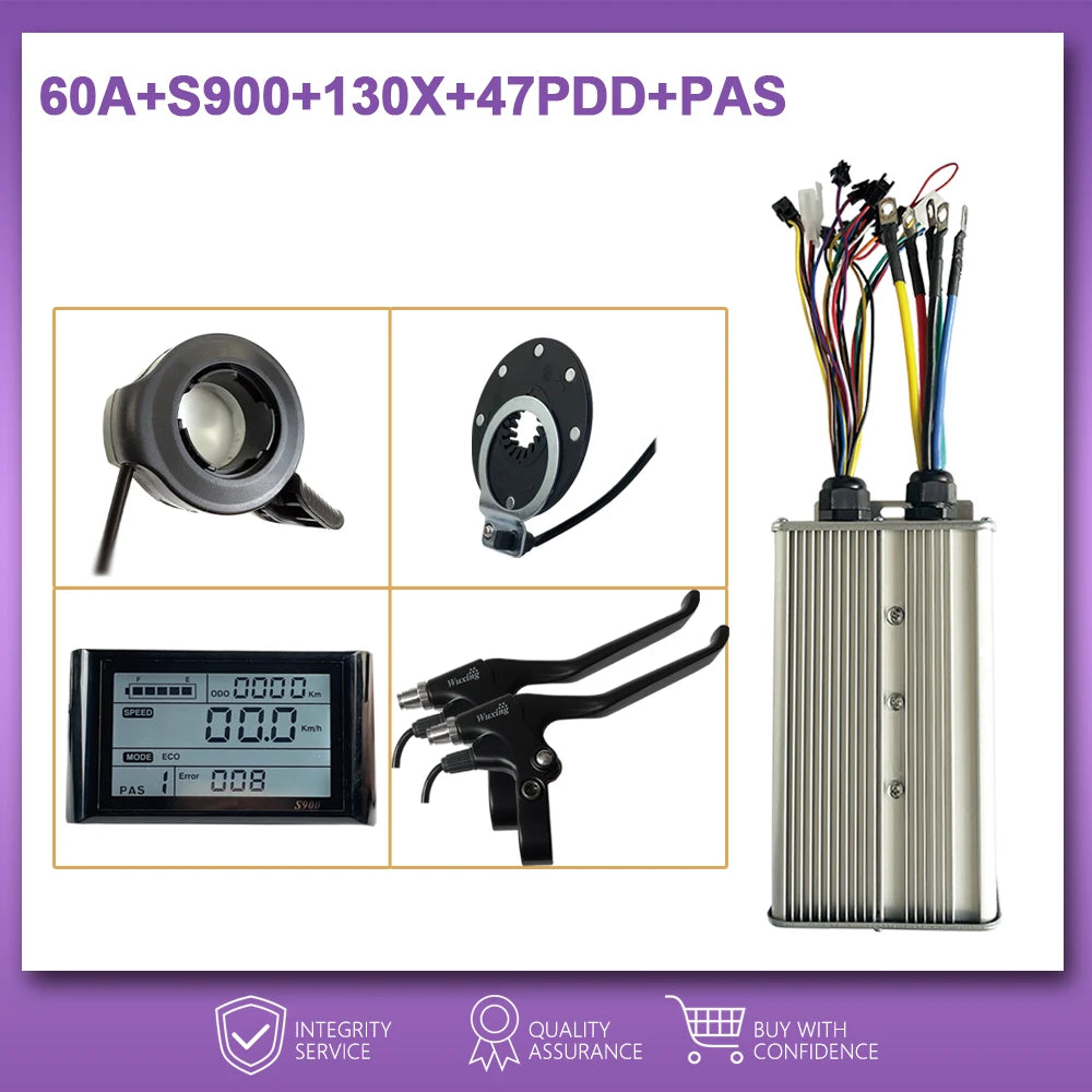 JN 60A Sinewave Controller Dual Mode Controller Sensor/Sensorless 48V-72V For 1000W 1500W 2000W 3000W Hub Motor RISE DEFENSE SYSTEMS.AI PRODUCTS