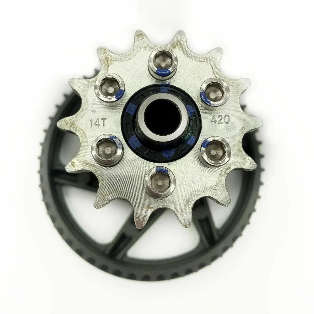 SUR-RON Light bee X OEM Original Axis Parts LIGHT BEE MID DRIVE SHAFT ASSEMBLY LBX Mid shaft bush Pulley Parts RISE DEFENSE SYSTEMS.AI PRODUCTS