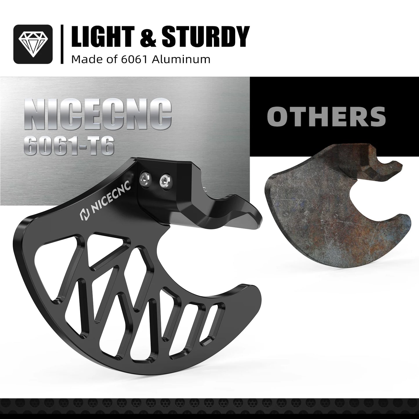 Front Rear Brake Disc Guard & Front Fork Leg Guards For Surron Light Bee X S L1E Sur-ron Segway X160 X260 Electric Dirt Bike RISE DEFENSE SYSTEMS.AI PRODUCTS