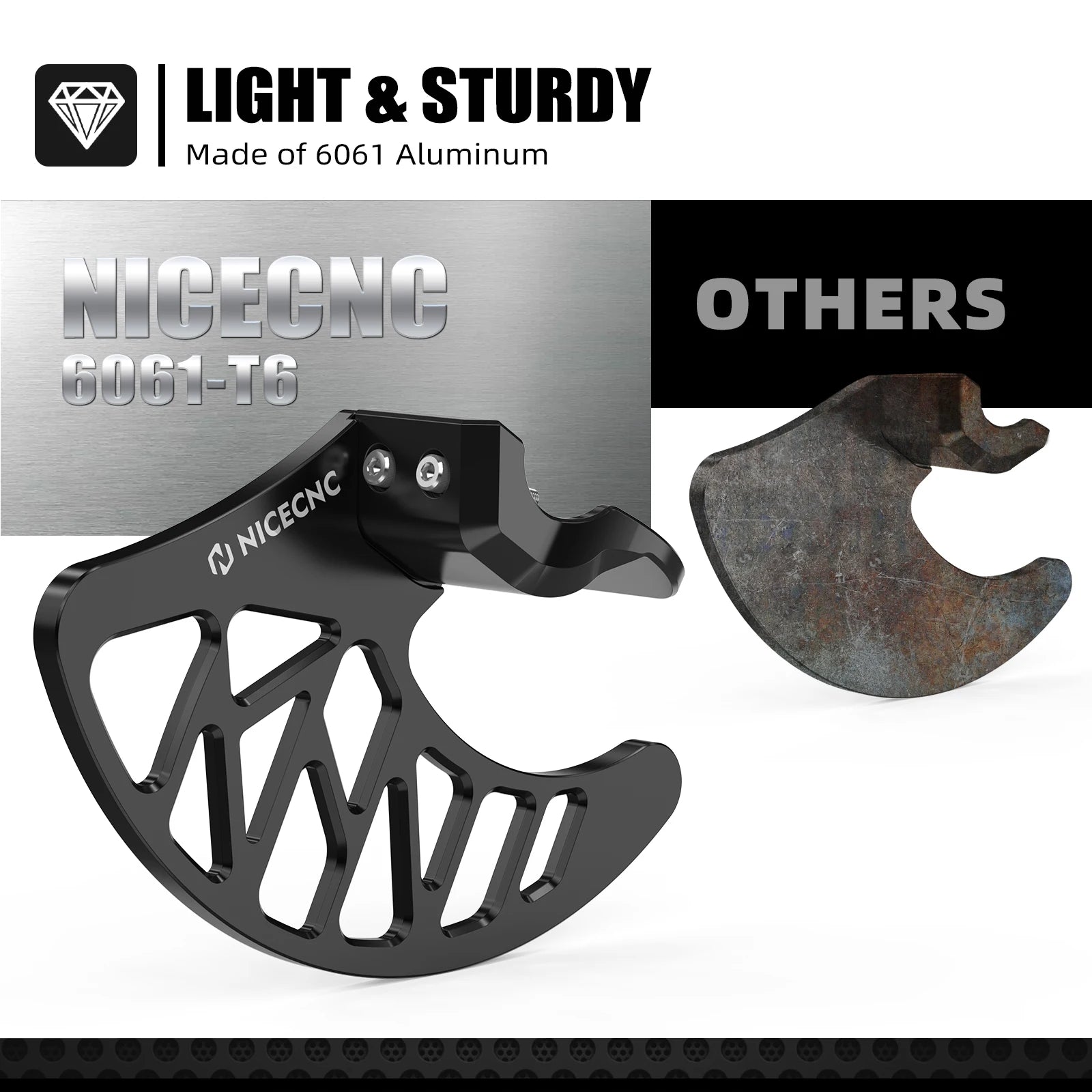 Front Rear Brake Disc Guard & Front Fork Leg Guards For Surron Light Bee X S L1E Sur-ron Segway X160 X260 Electric Dirt Bike RISE DEFENSE SYSTEMS.AI PRODUCTS