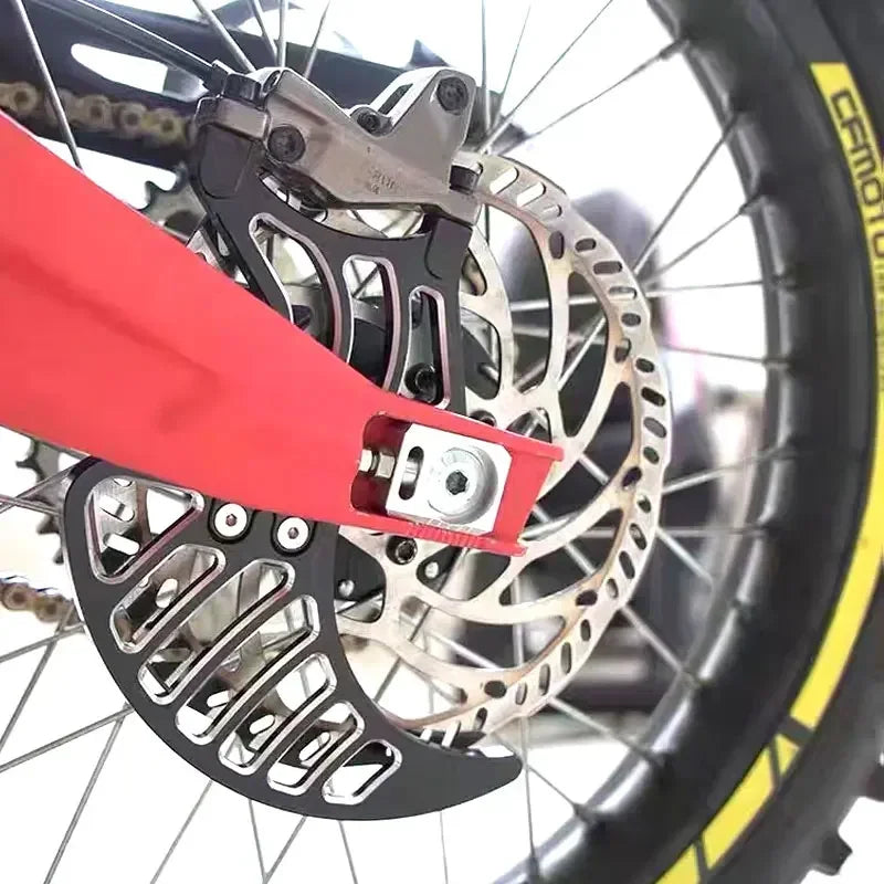 For SURRON Light Bee X Segway X160 X260 Talaria Sting Dual Caliper Mount Shark Fin Disk Disc GuardAlloy Off-road Parts SUR-RON RISE DEFENSE SYSTEMS.AI PRODUCTS