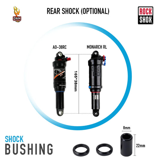 2024 LEXON Bicycle Frame XC TRIAL Cross country  Carbon Mountain Bike Full Suspension 29er Boost frameset ROCKSHOX DNM Parts RISE DEFENSE SYSTEMS.AI PRODUCTS