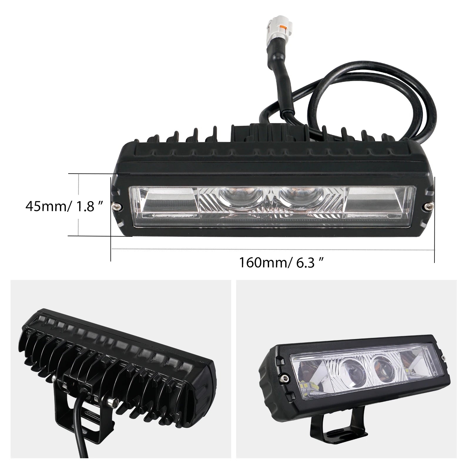 For Surron Light Bee X Plug & Play LED Headlight Light Switch With Mount Bracket For Sur-Ron Light Bee X S L1E Segway X 160 X260 RISE DEFENSE SYSTEMS.AI PRODUCTS