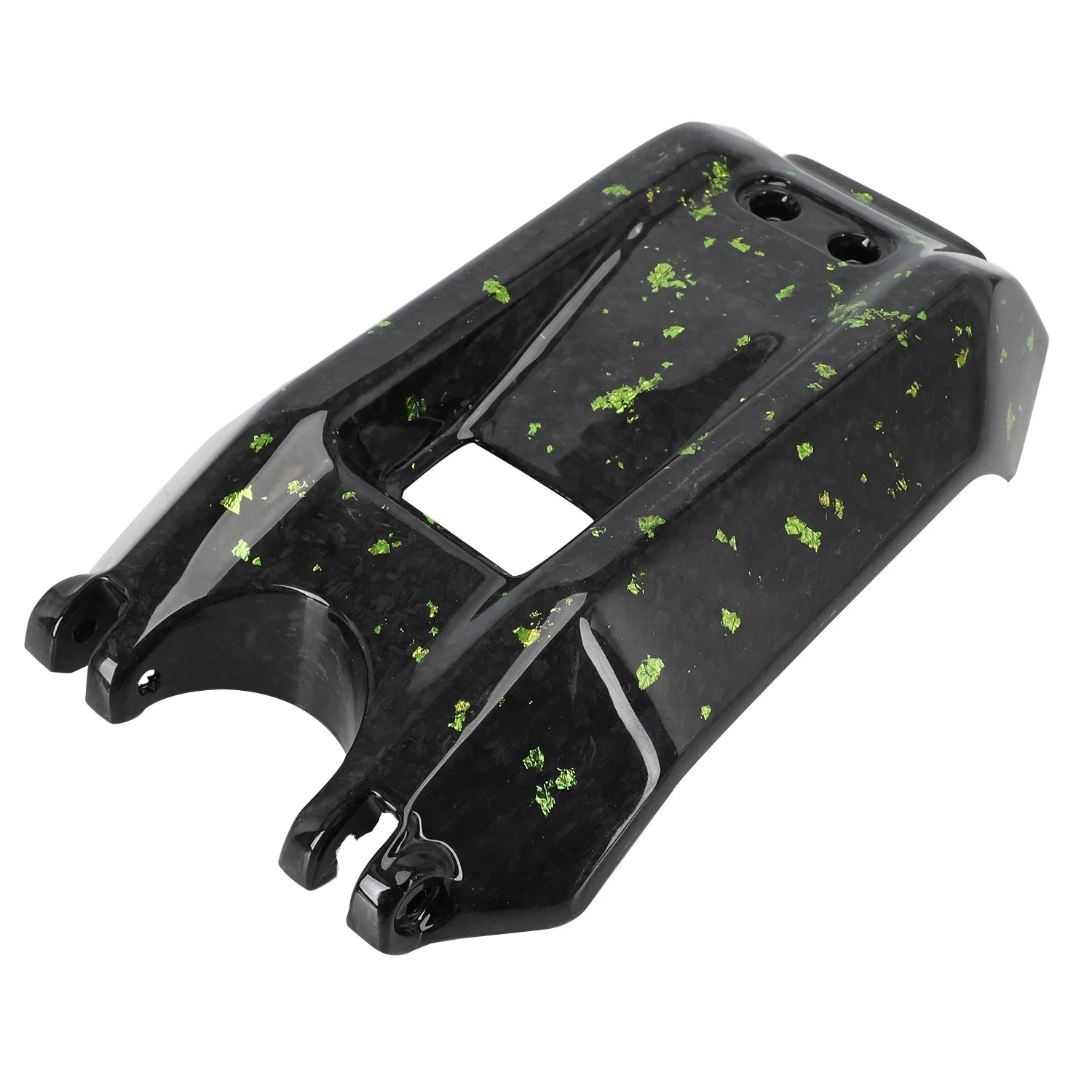 Funparts Carbon Fiber Motorcycle Battery Compartment Cover Guard For Surron Sur-Ron Sur Ron Lightbee Light Bee X S L1E RISE DEFENSE SYSTEMS.AI PRODUCTS