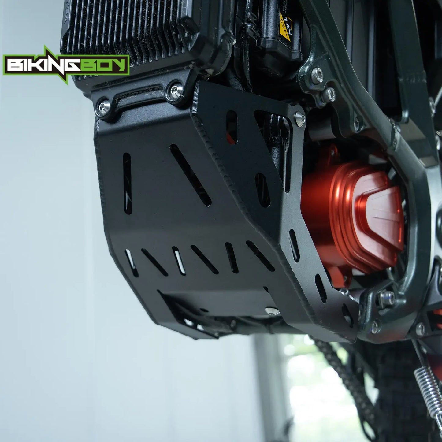 BIKINGBOY For Surron Ultra Bee Sur-ron UB Skid Plate Engine Chassis Underbody Guard Protection Cover Electric Dirt Alloy MX RISE DEFENSE SYSTEMS.AI PRODUCTS