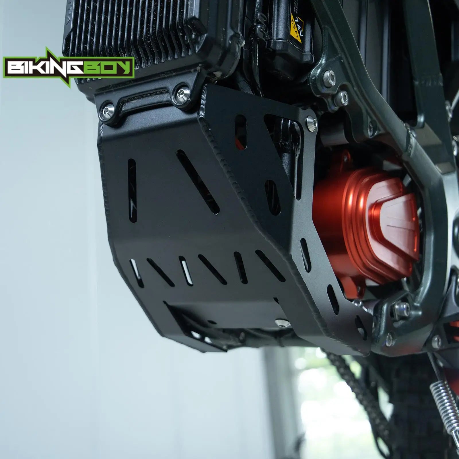 BIKINGBOY For Surron Ultra Bee Sur-ron UB Skid Plate Engine Chassis Underbody Guard Protection Cover Electric Dirt Alloy MX RISE DEFENSE SYSTEMS.AI PRODUCTS
