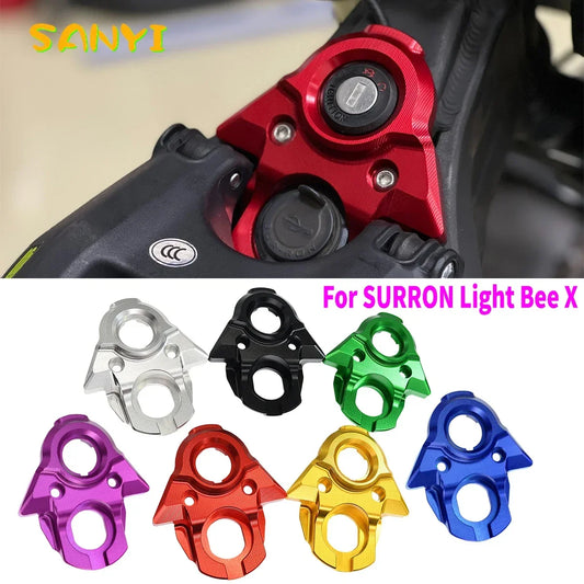 CNC Lgnition Key Switch Cover For SUR-RON Surron light bee X light bee S light bee L1E Segway X160 X260 Electric Dirt Bike 2023 RISE DEFENSE SYSTEMS.AI PRODUCTS