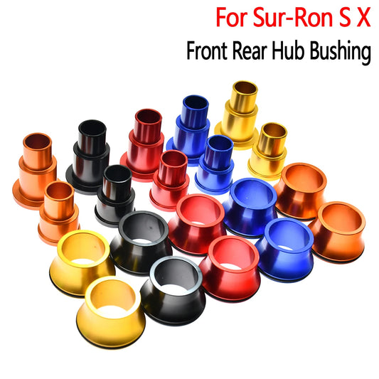 For Surron Light Bee S X Front Rear Wheel Axle Hub Spacers Electric Bike Motorcycle Modified Lightweight Parts CNC Aluminum RISE DEFENSE SYSTEMS.AI PRODUCTS