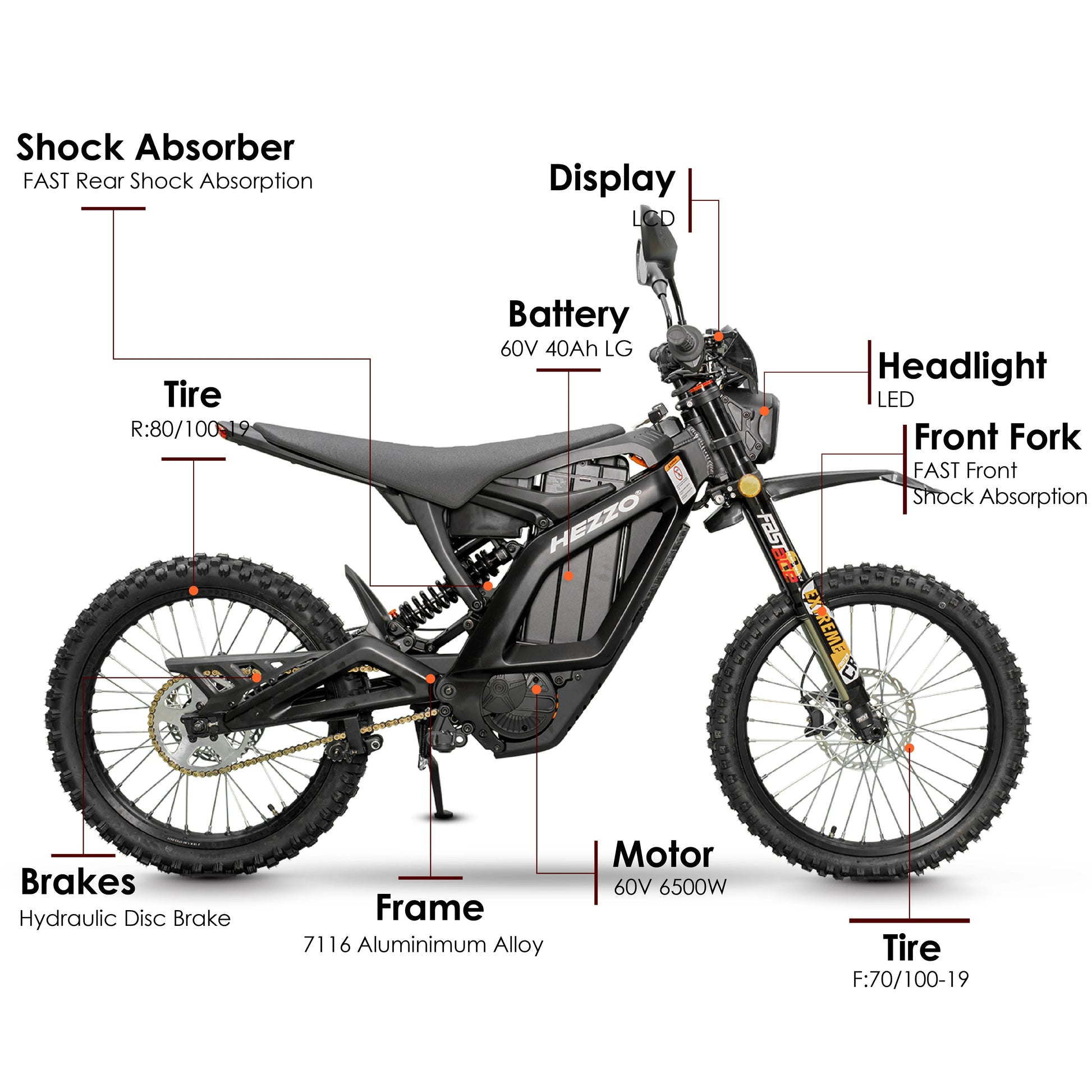 EEC COC Electric Dirt Bike 2024 Light Bee X Ebike 60v 6500w Middrive 40Ah Powerful Off Road Talaria Electric Motorcycle RISE DEFENSE SYSTEMS.AI PRODUCTS