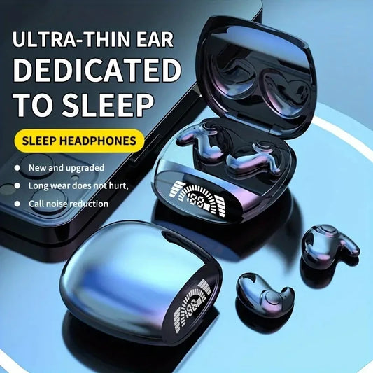 Mini Headphones Bluetooth Invisible Wireless Headset,Sleep Earphone With Mic  Sports Waterproof in-Ear Earbuds for Small Ears RISE DEFENSE SYSTEMS.AI PRODUCTS