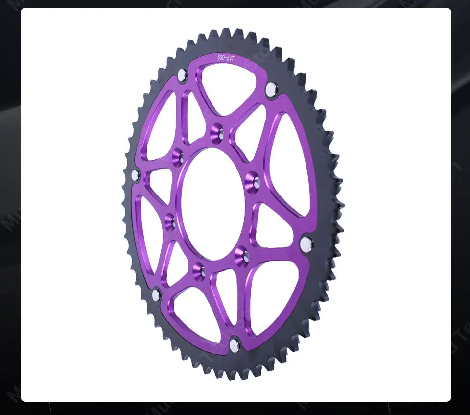 For SUR-RON Ultra Bee Steel-clad Aluminum 54 Tooth Sprocket Disc Plate E-bike Off-road Dirtbike Motorcycle Accessories SURRON RISE DEFENSE SYSTEMS.AI PRODUCTS