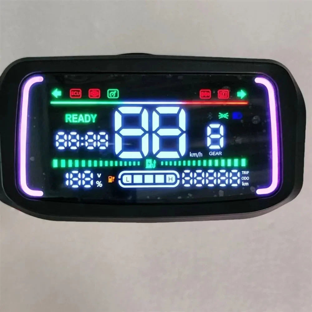 48V-72V Ebike Colorfull LCD Display Meter Speed Control Panel For EBike Electric Scooter Electric Bicycle Accessories RISE DEFENSE SYSTEMS.AI PRODUCTS