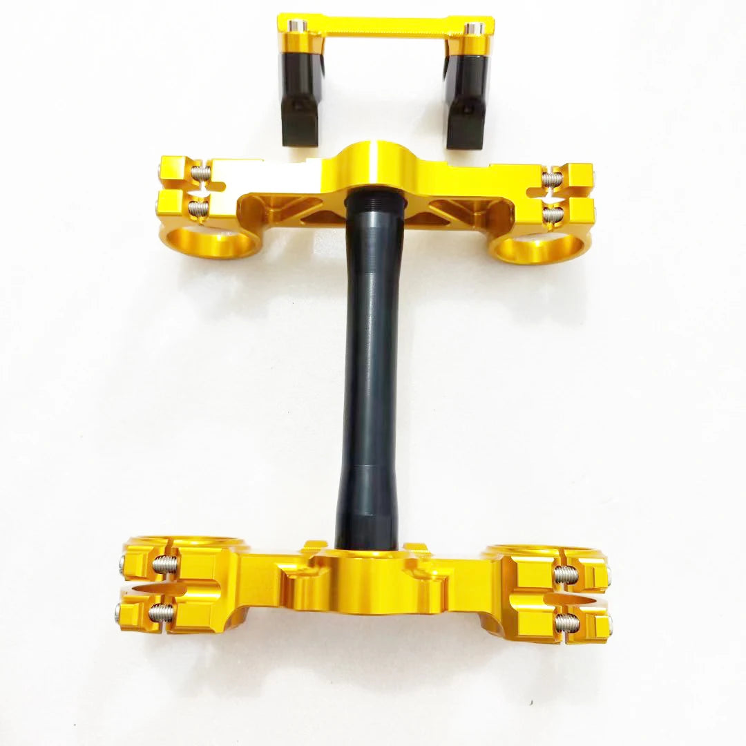 SURRON ULTRA BEE fork top and bottom triple clamps parts mod fork top and bottom UB triple clamps RISE DEFENSE SYSTEMS.AI PRODUCTS
