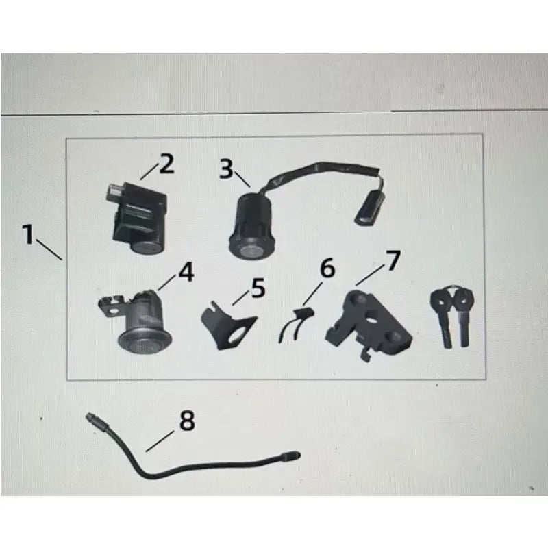 For SURRON Ultra Bee Full Bike Locks Original Belt Set Kit sur ron Off-road Dirtbike Original Accessories SUR-RON RISE DEFENSE SYSTEMS.AI PRODUCTS