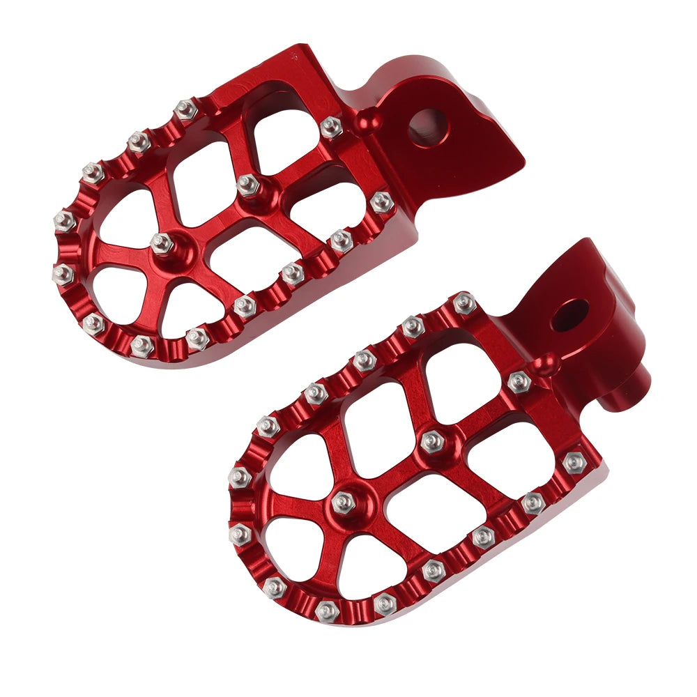 Motorcycle CNC Foot Pegs Footpeg Pedals FootRest For YAMAHA YZ 65 85 125 250 125X 250X 250FX 450FX WR 250F 450F YZF WRF 250 450 RISE DEFENSE SYSTEMS.AI PRODUCTS