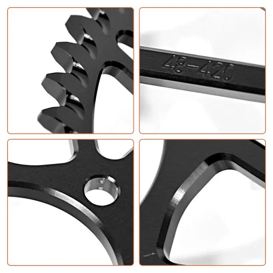 For SUR-RON Light Bee S X 48T 52T 54T 58T 64T Tooth Plate Sprocket Wheel E-bike Off-road Dirtbike Motorcycle Accessories SURRON RISE DEFENSE SYSTEMS.AI PRODUCTS