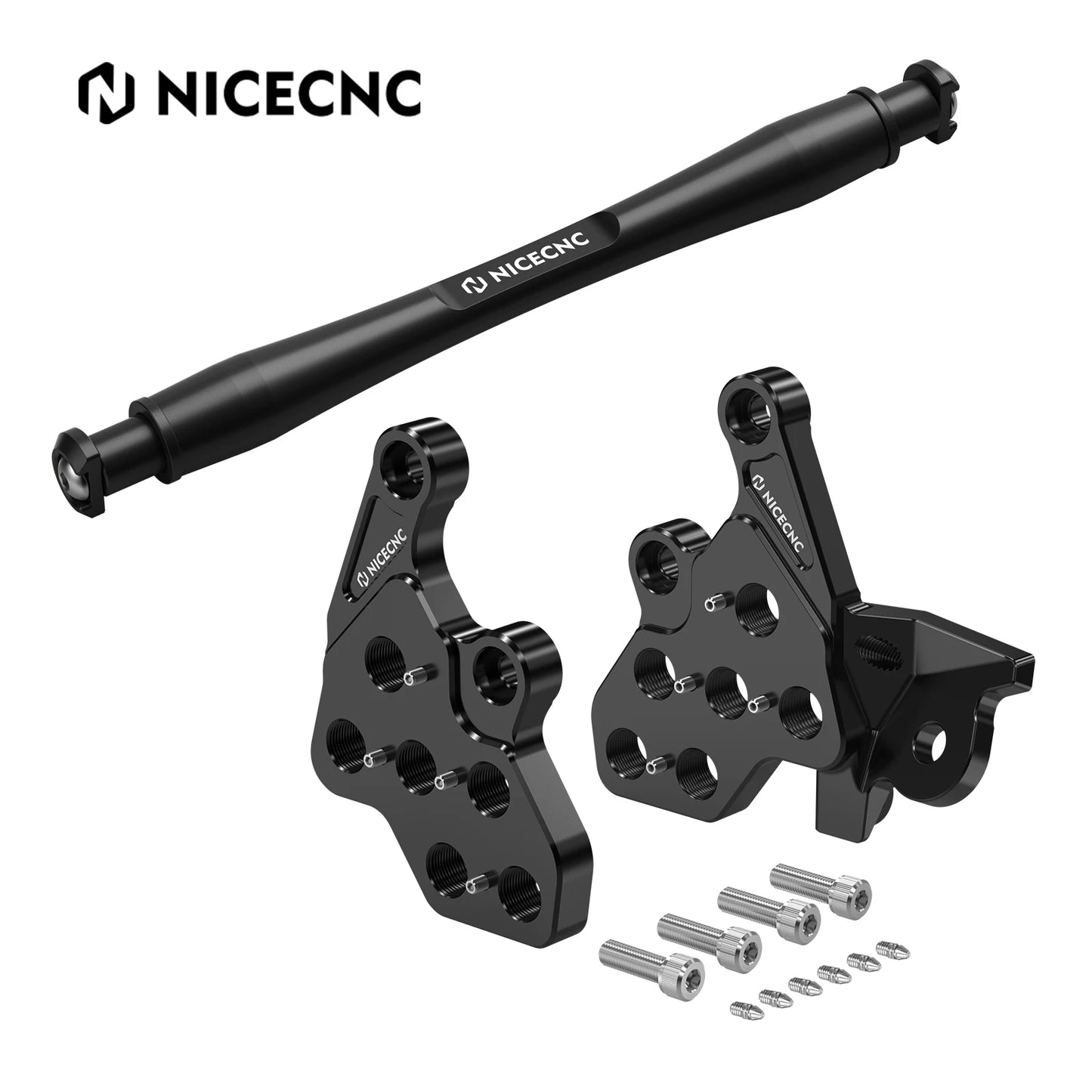 For Surron Light Bee X S L1E LBX Segway X160 X260 NICECNC Electric Dirt Bike Foot Pegs Mount Bracket Footrest Support Brace Kit RISE DEFENSE SYSTEMS.AI PRODUCTS