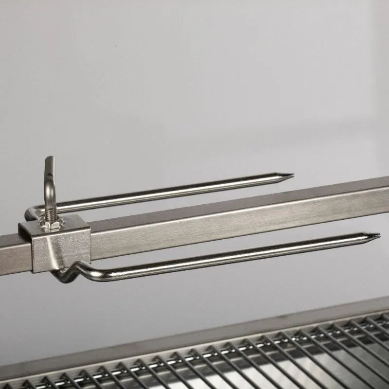 TITAN GREAT OUTDOORS 13W Stainless Steel Rotisserie Grill, 4 RPM Rotation Speed, Rated 88 LB Outdoor Cooking Spit Roaster RISE DEFENSE SYSTEMS.AI PRODUCTS