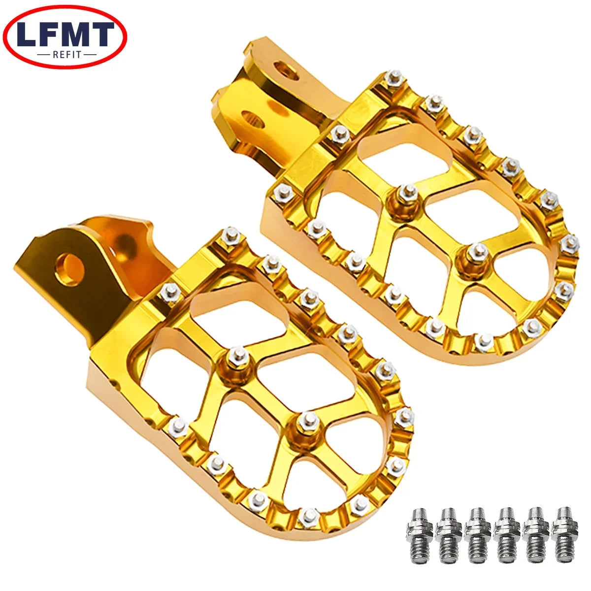 Motorcycle CNC Footpegs Foot Pegs Rests Pedals For Sur-Ron Surron Sur ron Light Bee S  Light Bee X Off-Road Electric Foot Pedals RISE DEFENSE SYSTEMS.AI PRODUCTS