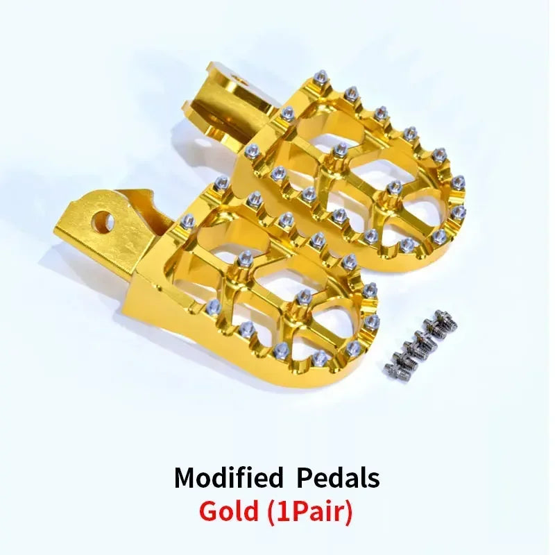 Motorcycle Footpegs Foot Pegs Rests Pedals For Surron Sur-Ron Light Bee Electric Dirt Bike Footrest RISE DEFENSE SYSTEMS.AI PRODUCTS